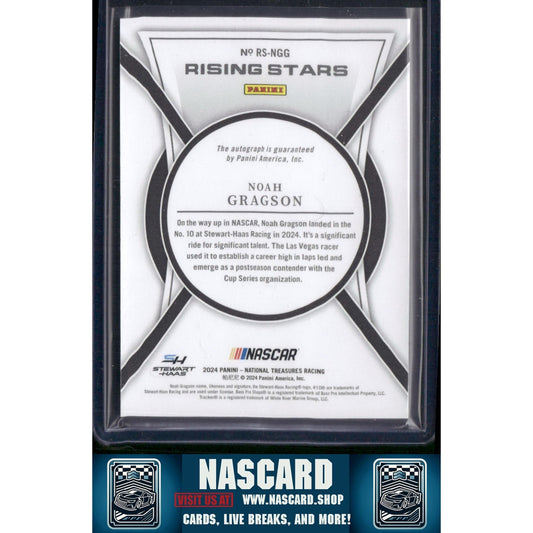 2024 Panini National Treasures #RS-NGG Noah Gragson Rising Stars #/49