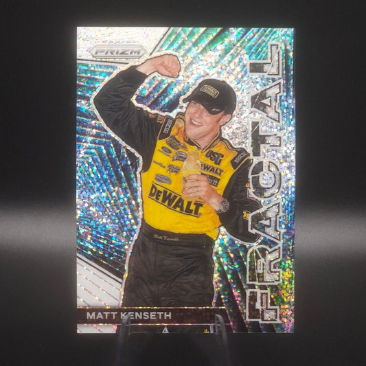 2023 Panini Prizm - Fractal White Sparkle Prizm Matt Kenseth #F10