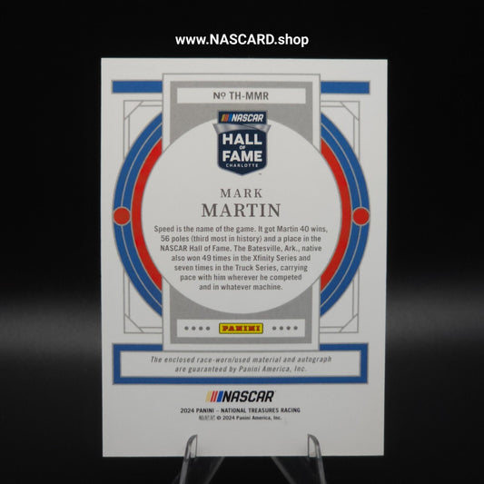2024 National Treasures Treasures of the Hall Mark Martin 02/99