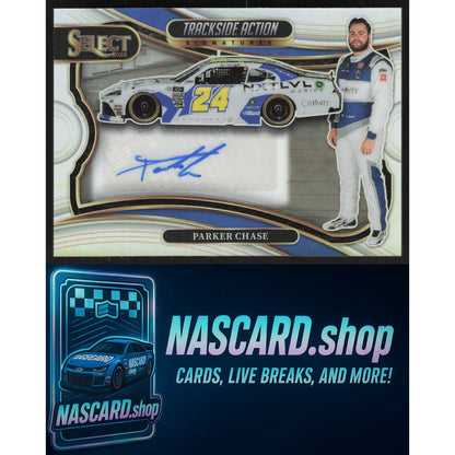 2025 Panini Select #TAS-PCS Parker Chase Trackside Action Signatures