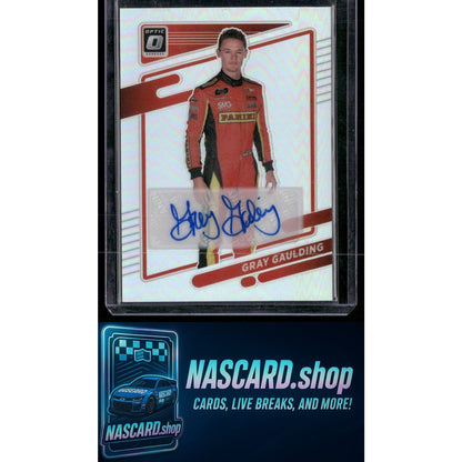 2022 Donruss #51 Gray Gaulding Optic Signatures Holo #/99 - NASCARD.shop