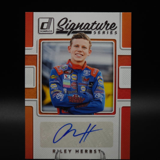 2018 Panini Donruss Racing Signature Series #SS-RH Riley Herbst