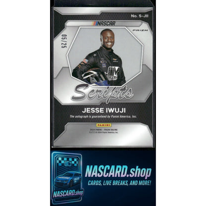 2024 Panini Prizm #S-JII Jesse Iwuji Scripts Mojo #/25