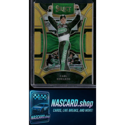 2024 Panini Select #281 Carl Edwards Gold Prizms #/10