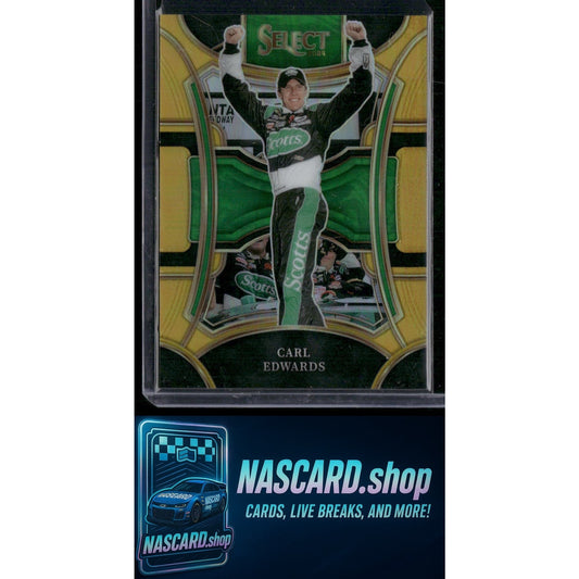 2024 Panini Select #281 Carl Edwards Gold Prizms #/10
