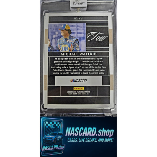 2025 Panini Turn Four #29 Michael Waltrip #/75