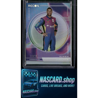 2023 Panini Chronicles #14 Bubba Wallace Recon Holo Silver #/10