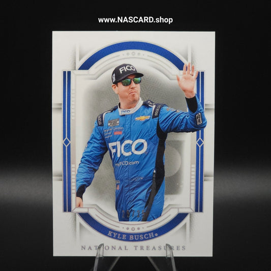 2024 Panini National Treasures Base Holo Silver Kyle Busch 25/25