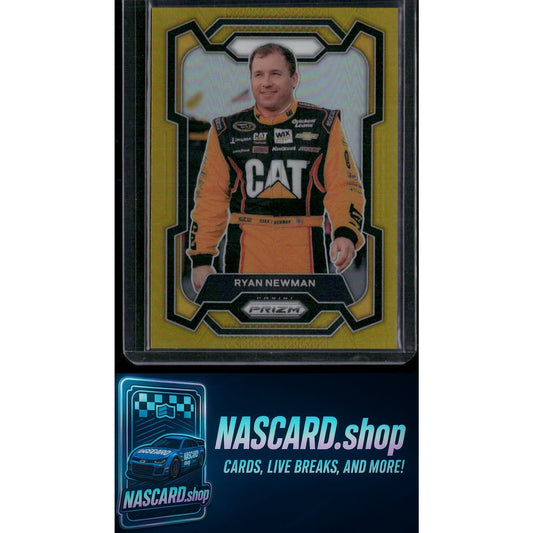 2024 Panini Prizm #10 Ryan Newman Gold #01/10 - NASCARD.shop