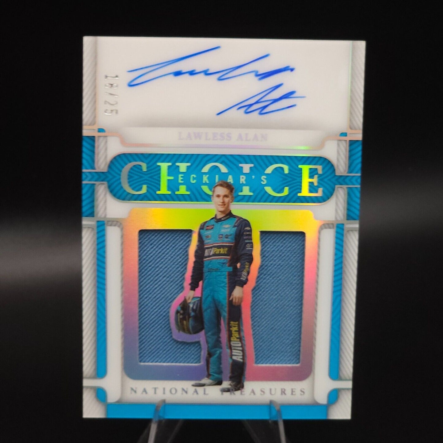 2023 Panini National Treasures Ecklar's Choice Holo Silver Lawless Alan /25 (RC) - NASCARD.shop