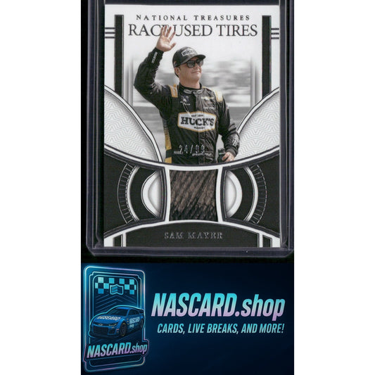 2024 Panini National Treasures #RUT-SMR Sam Mayer Race Used Tires #/99 - NASCARD.shop