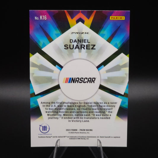 2023 Panini Prizm - Kaleidoscopic Daniel Suarez #K16 White Sparkle Prizm