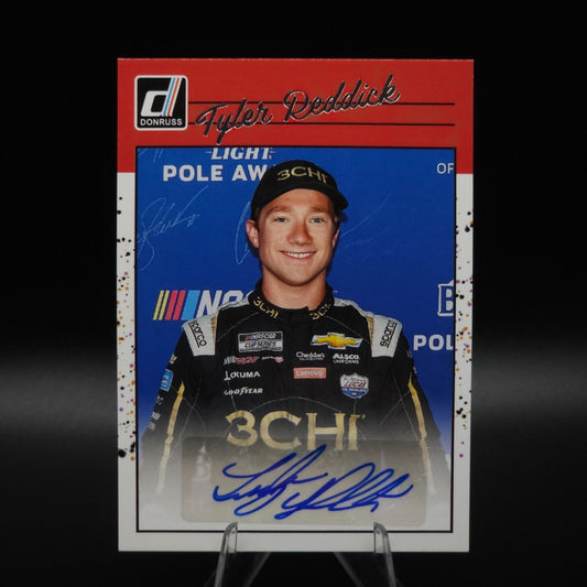 2023 Panini Donruss Racing Retro Signatures $RS-TR Tyler Reddick