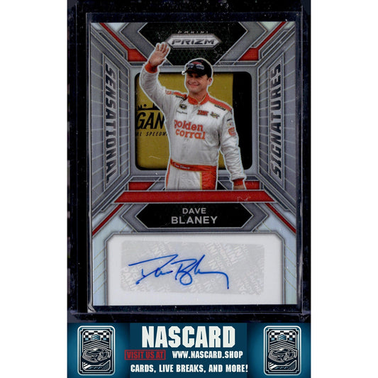 2024 Panini Prizm #SS-DBY Dave Blaney Sensational Signatures