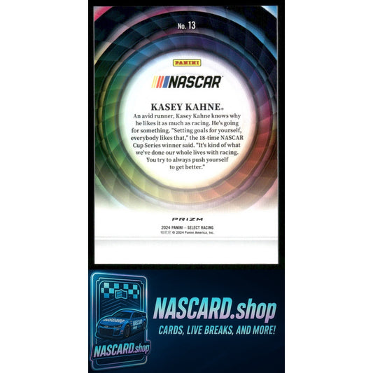2024 Panini Select #13 Kasey Kahne Color Wheel