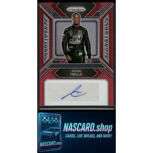 2024 Panini Prizm #SS-JII Jesse Iwuji Sensational Signatures Red #/99