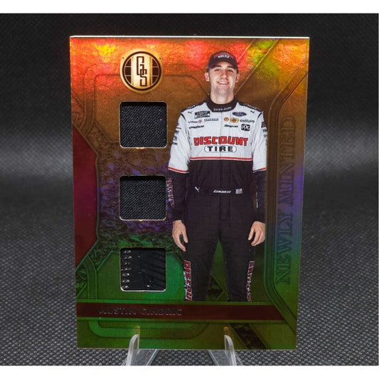 2022 Panini Chronicles Gold Standard #GS-AC Austin Cindric Race Used Memorabilia