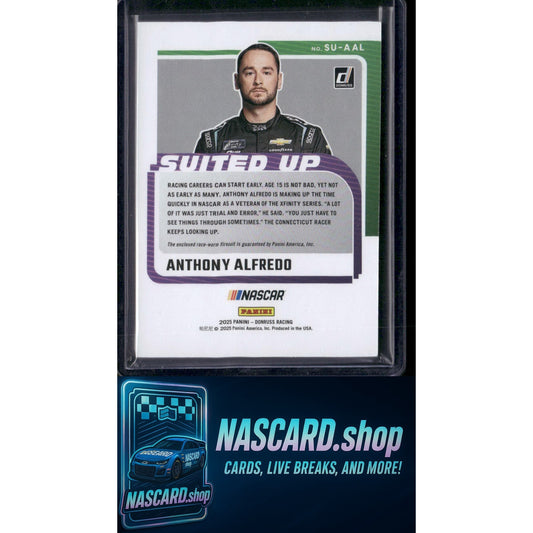 2025 Donruss #SU-AAL Anthony Alfredo Suited Up Swatches