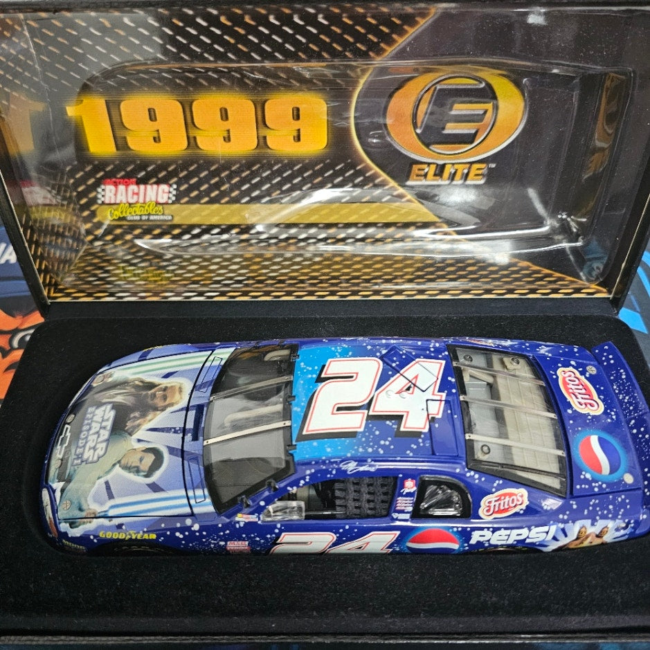 Jeff Gordon #24 Star Wars 1999 Diecast Car 1:24 Action Elite Limited Edition