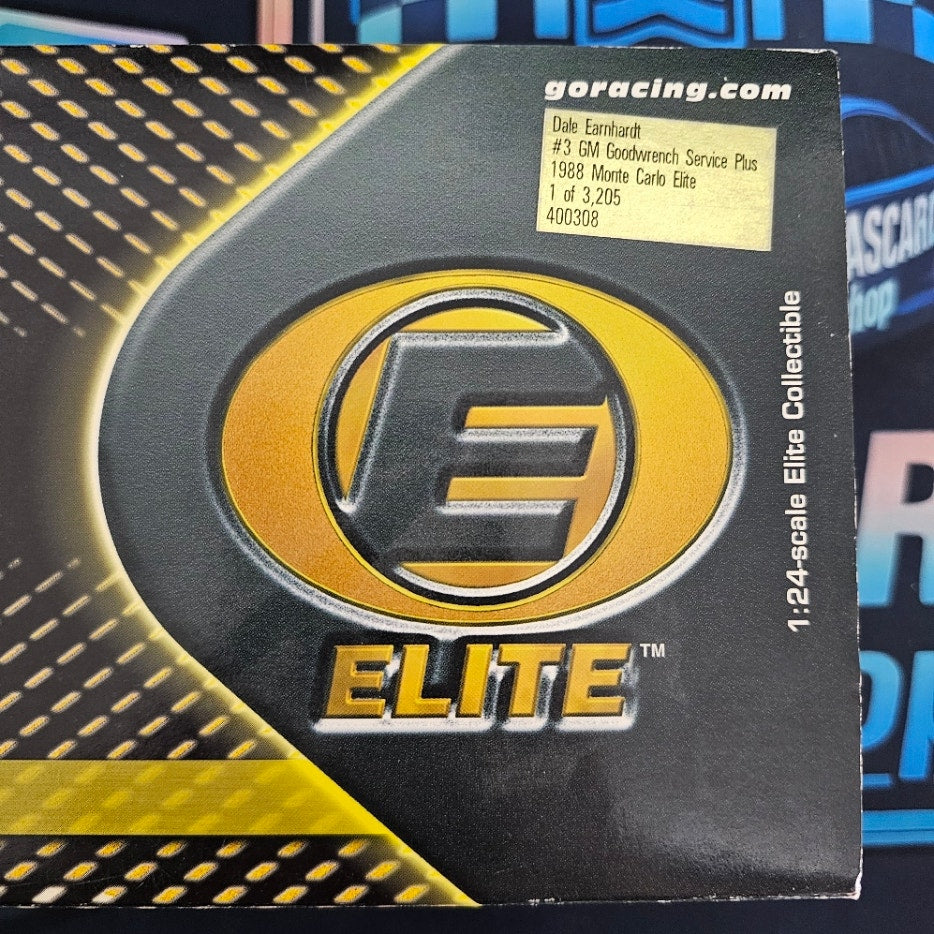 Dale Earnhardt #3 Goodwrench 1988 Diecast Car 1:24 Action Elite The Intimidator 1 of 3205
