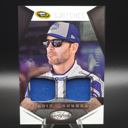 2016 Panini Certified - Sprint Cup Swatches #SCS-JJ Jimmie Johnson /125 (MEM) NASCARD.shop