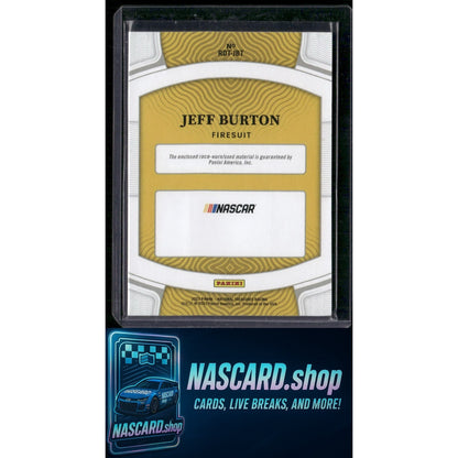 2023 Panini National Treasures Jeff Burton Race Day Treasures Firesuits #/99 - NASCARD.shop