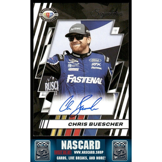 2023 Panini Donruss NASCAR 75th Anniversary Signatures Chris Buescher
