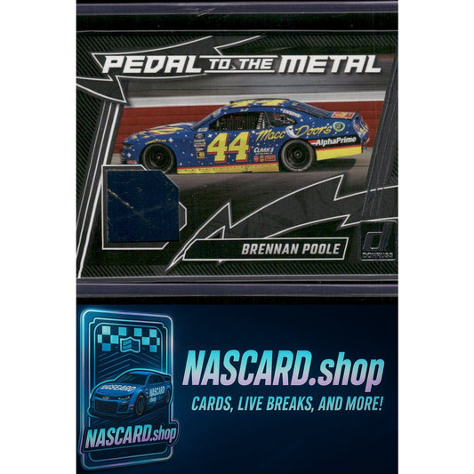 2025 Donruss #PM-BPE Brennan Poole Pedal to the Metal Materials