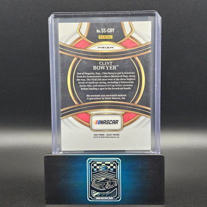 2024 Panini Select - Selective Swatches #SS-CBY Clint Bowyer (MEM) - NASCARD.shop