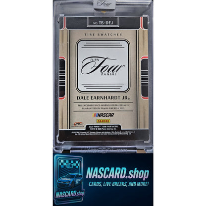 2025 Panini Turn Four #TS-DEJ Dale Earnhardt Jr Tire Swatches #/99