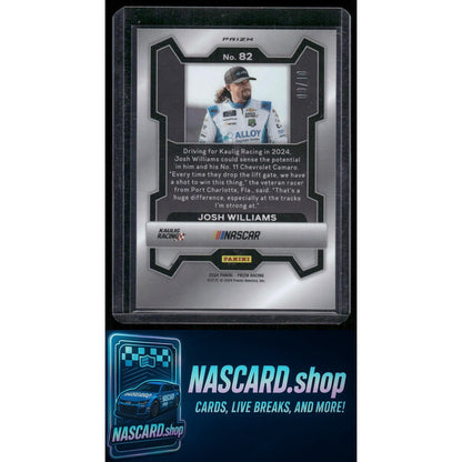 2024 Panini Prizm #82 Josh Williams Gold #/10