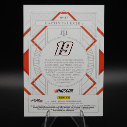 2021 National Treasures Black and White Variations #87 Martin Truex Jr. /25