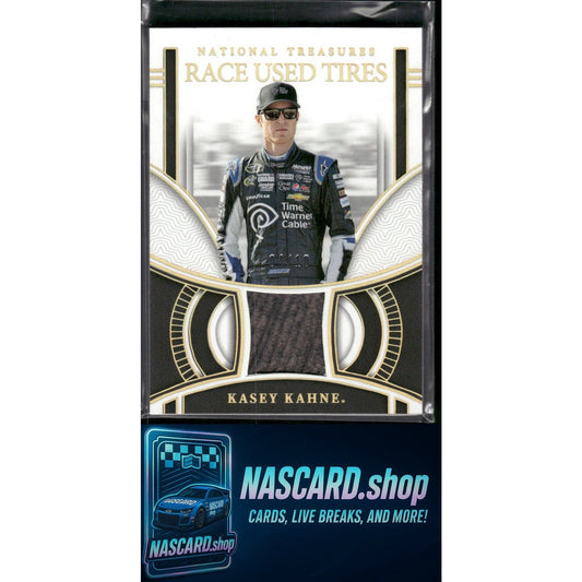 2024 Panini National Treasures Kasey Kahne Race Used Tires Holo Gold #/10