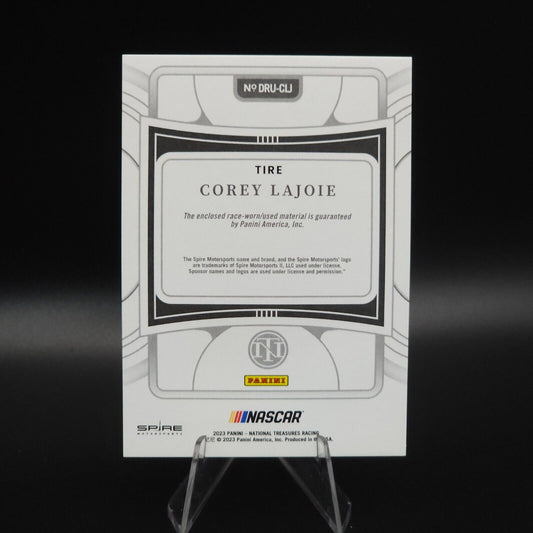 2023 Panini National Treasures - Dual Race Used Corey LaJoie #DRU-CLJ Tires /99 NASCARD.shop