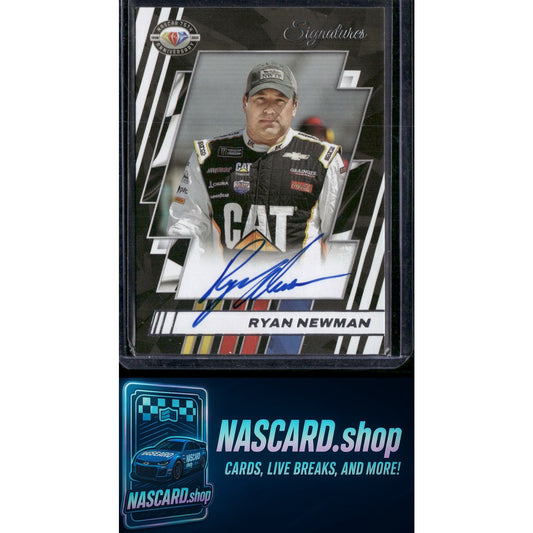 2023 Panini Prizm #75-RN Ryan Newman NASCAR 75th Anniversary Signatures