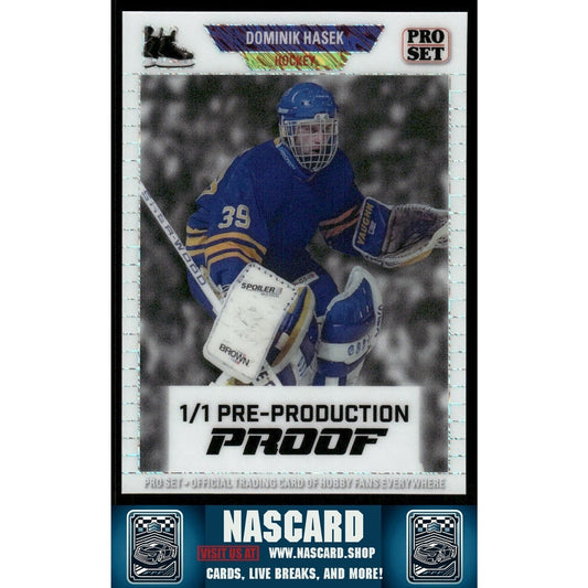 2024 Leaf Collective Pro Set Pre-Production Proof Dominik Hasek 1/1