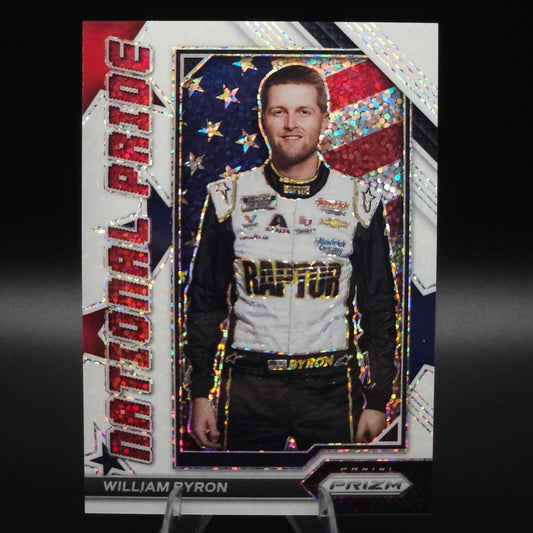 2023 Panini Prizm - National Pride William Byron #NP2 White Sparkle Prizm