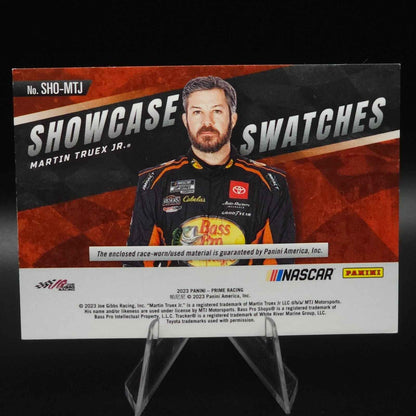 2023 Panini Prime Racing Showcase Swatches Silver Martin Truex Jr. /25 - NASCARD.shop