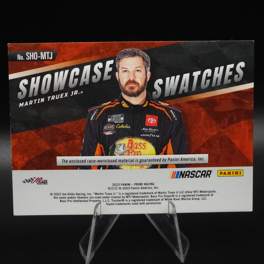 2023 Panini Prime Racing Showcase Swatches Silver Martin Truex Jr. /25