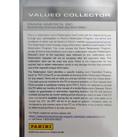2024 Panini Prizm #S-PRF Parker Retzlaff Scripts REDEMPTION