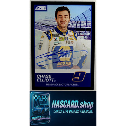 2020 Panini Chronicles #3 Chase Elliott Score Black #1/1 - NASCARD.shop