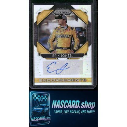 2020 Panini Prizm #E-EJ Erik Jones Endorsements Prizm