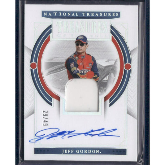 2024 National Treasures Jeff Gordon Treasures Of The Hall Holo Silver #/49
