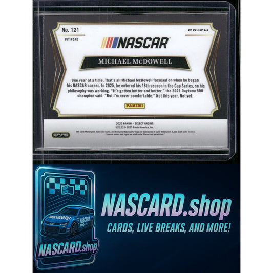 2025 Panini Select #121 Michael McDowell Tri-Color Prizms