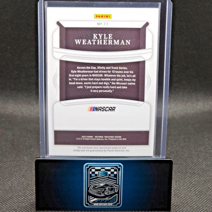 2023 National Treasures Colossal Material Signatures #11 Kyle Weatherman 93/99