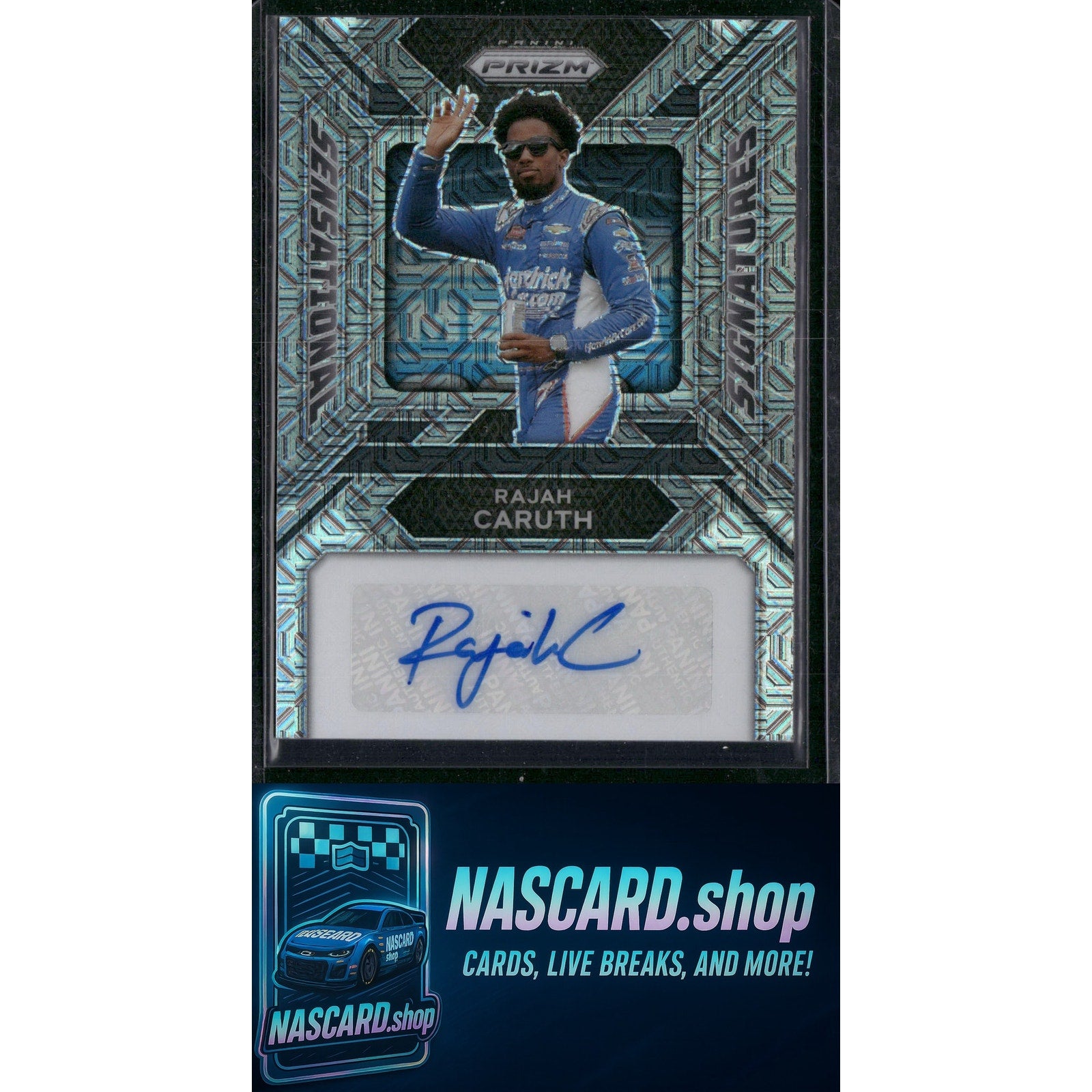 2024 Panini Prizm #SS-RCH Rajah Caruth Sensational Signatures Mojo #/25 - NASCARD.shop