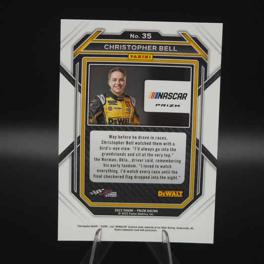 2023 Panini Prizm - Christopher Bell #35 White Sparkle Prizm