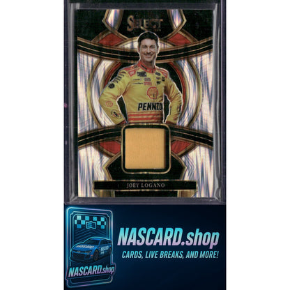 2024 Panini Select #SS-JLG Joey Logano Selective Swatches Flash Prizms - NASCARD.shop