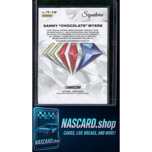 2023 Panini Prizm Danny "Chocolate" Myers 75th Anniversary Signatures Holo /75