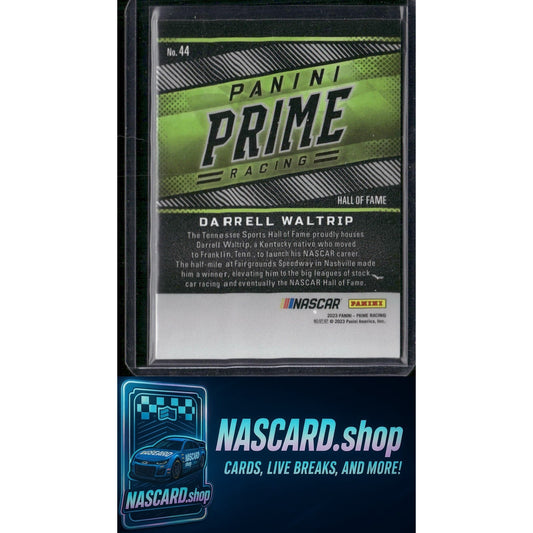 2023 Panini Prime #44 Darrell Waltrip #/49